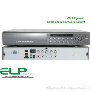 4CH DVR Recorder with Cms Software Support Smart Phone and Network Function